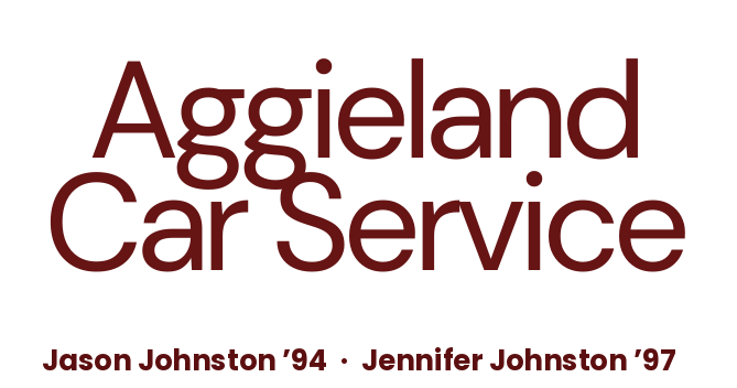 Aggieland Car Service — Jason Johnston '94 · Jennifer Johnston '97